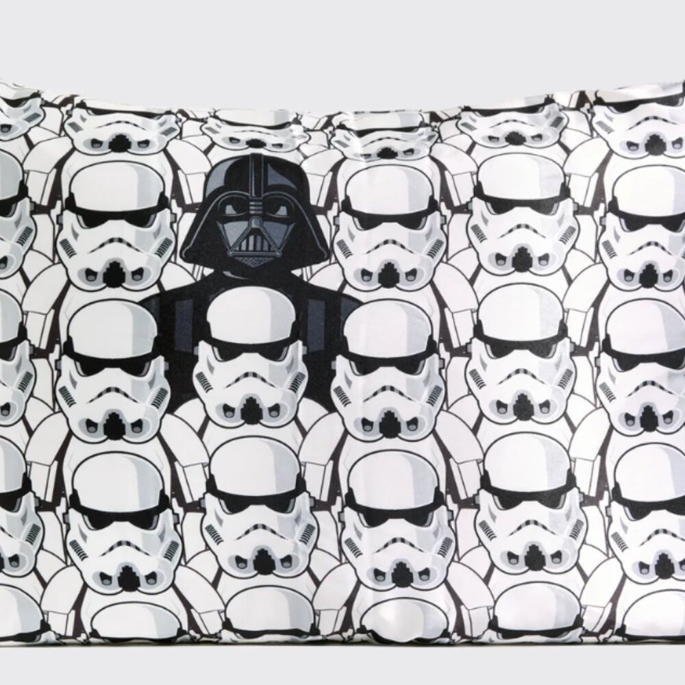 SOLD **********NWT Kitsch x Star Wars King Satin Pillowcase – Stormtrooper Print